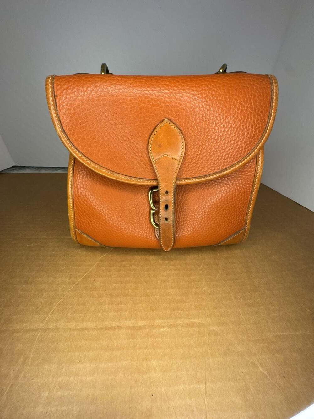 Vintage Dooney & Bourke All Weather Leather Surrey Satchel Handbag - Picture 7 of 16
